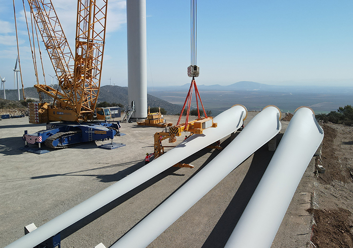 Foto EnergyLOOP instalará en Navarra, en el municipio de Cortes, su innovadora planta de reciclaje de palas de aerogeneradores.